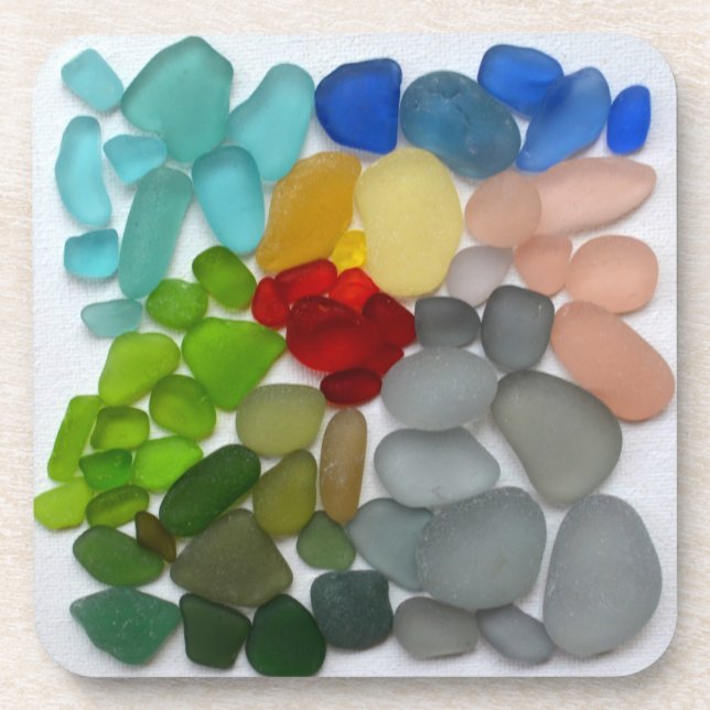 Posavasos Vidrio marino, catastras fotográficas de cristal d (Frente)