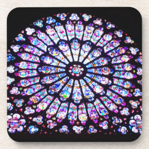 Posavasos Vidrio teñido de Notre Dame de París - La ventan
