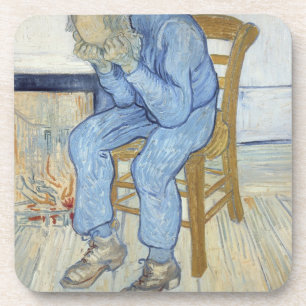 Posavasos Viejo hombre de Vincent van Gogh el en dolor