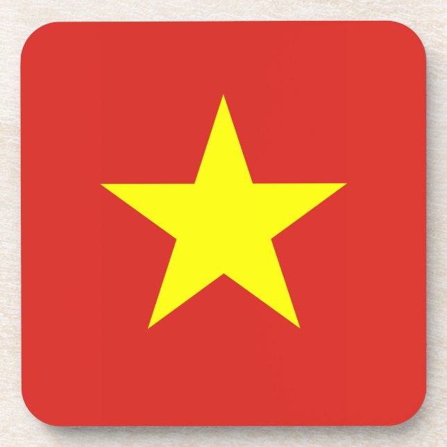 Posavasos Vietnam - bandera vietnamita (Frente)