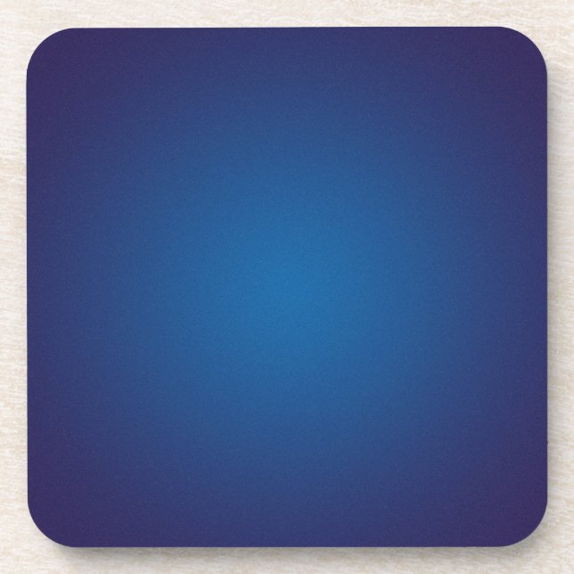 Posavasos Vigneta azul profundo granulada genial (Frente)