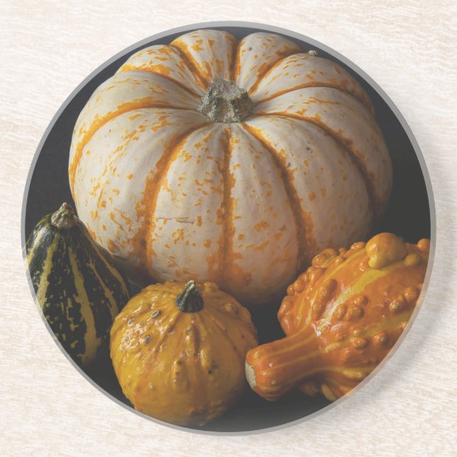 Posavasos Vignette de Gours y Calabaza (Frente)