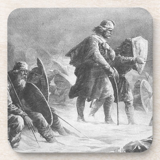 Posavasos Vikings en batalla (Frente)