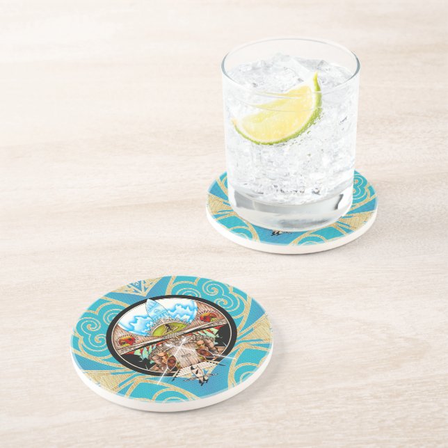 Posavasos Villa Tiki (Lado)