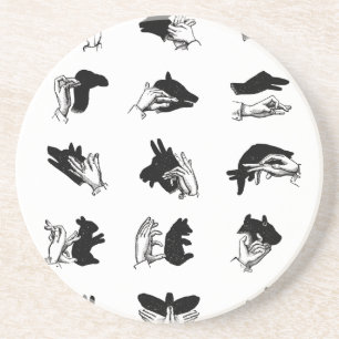 Posavasos Vimiantes Juegos de Sombra de Marionetas de Mano