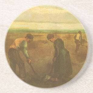 Posavasos Vincent van Gogh - Campesinos plantando patatas