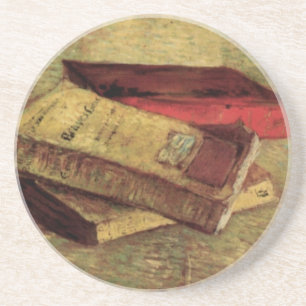 Posavasos Vincent van Gogh - Naturaleza muerta con tres libr