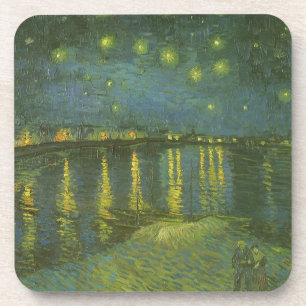 Posavasos Vincent van Gogh - Noche estrellada sobre el Ródan