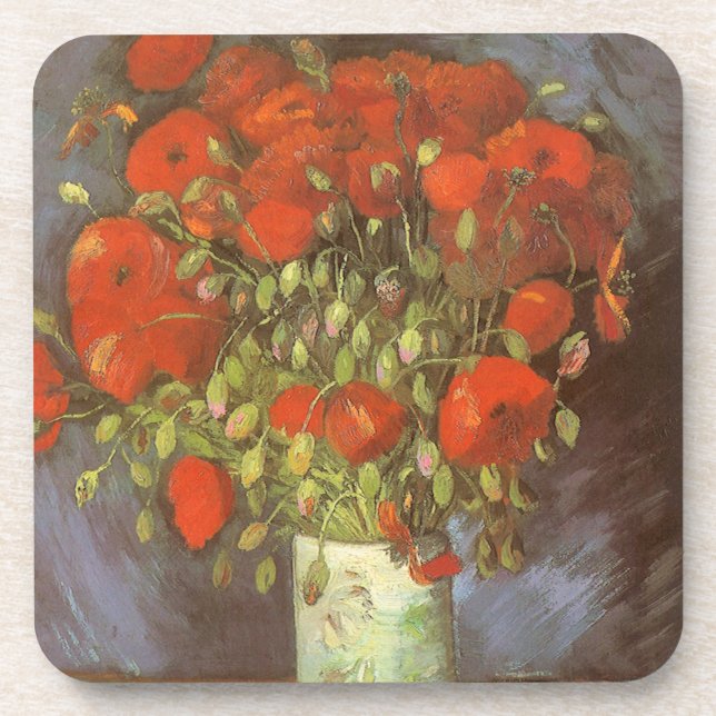 Posavasos Vincent van Gogh Still Life Vase con los lapiceros (Frente)