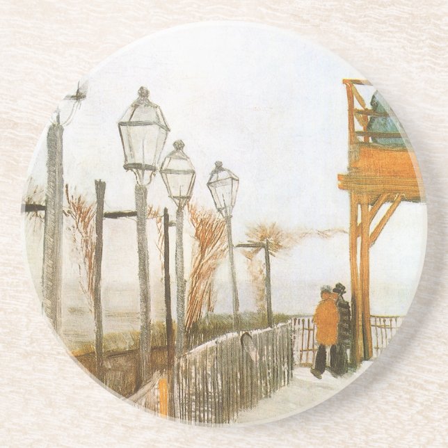 Posavasos Vincent van Gogh - Terraza y mirador (Frente)