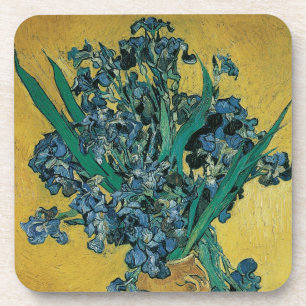 Posavasos Vincent van Gogh - Vase con fondo amarillo irlandé