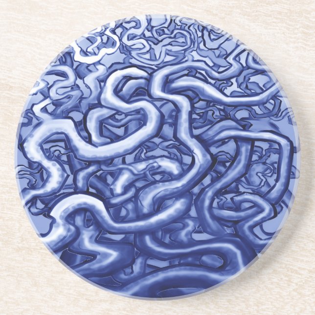 Posavasos Vines Blue (Frente)