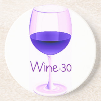 Posavasos Vino: Práctico de costa del vino rojo 30