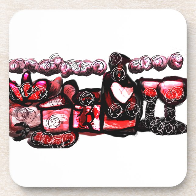 Posavasos Vino rojo (Frente)