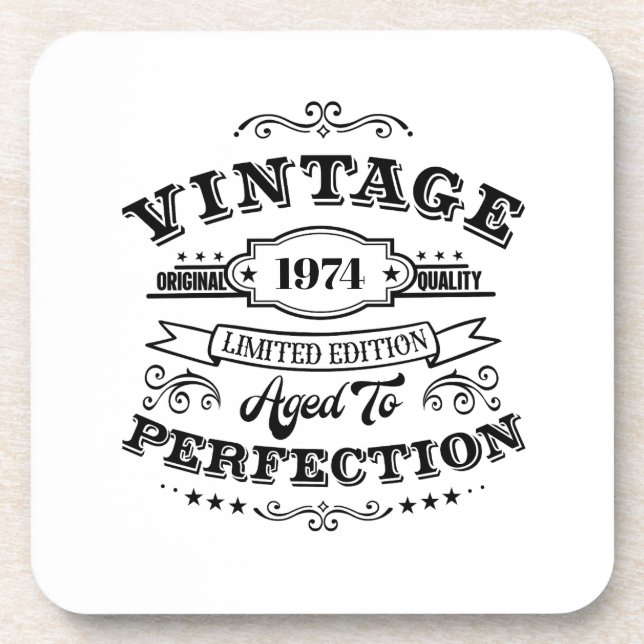 Posavasos Vintage Aged to Perfection (Frente)