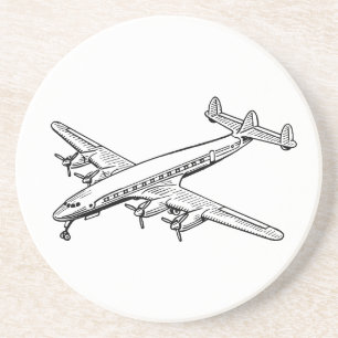 Posavasos Vintage Airliner