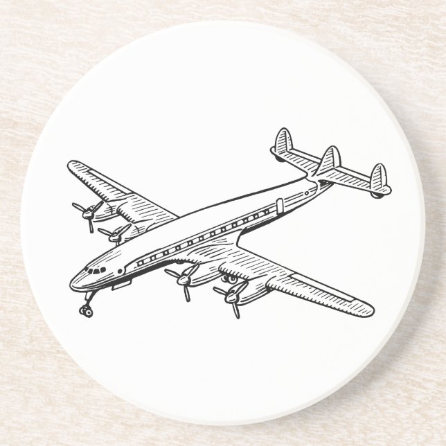 Posavasos Vintage Airliner (Frente)