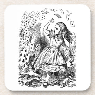Posavasos Vintage Alicia en el País de las Maravillas, Carta