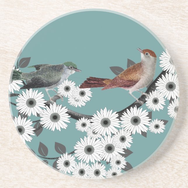 Posavasos Vintage Birds (Frente)