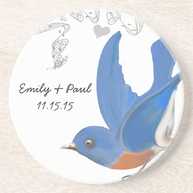 Posavasos Vintage Bluebird Coasters (Frente)