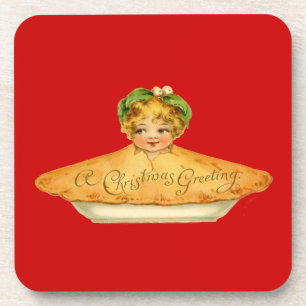 Posavasos Vintage Child & Pie