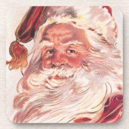 Posavasos Vintage Christmas Ilustracion de Santa Claus