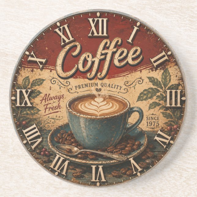 Posavasos Vintage Coffee  (Frente)