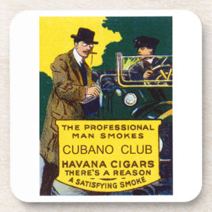 Posavasos Vintage Cubano Club Cigarros