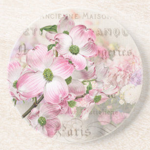 Posavasos Vintage Dogwood Blossoms Pescado