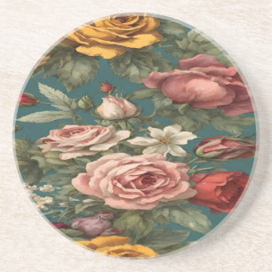 Posavasos Vintage floral