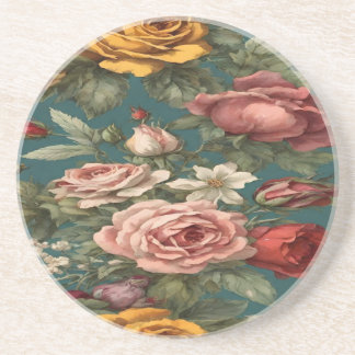 Posavasos Vintage floral