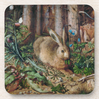 Posavasos Vintage Hare in the Forest - Hans Hoffmann