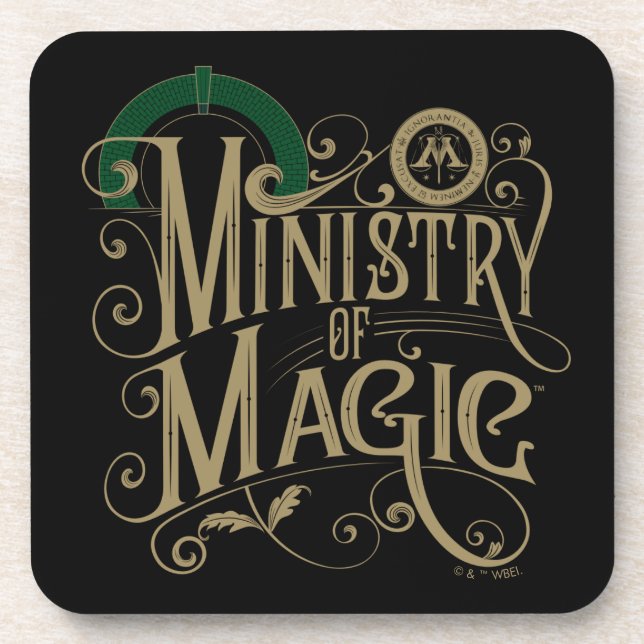 Posavasos Vintage MINISTRY OF MAGIC™ Graphic (Frente)