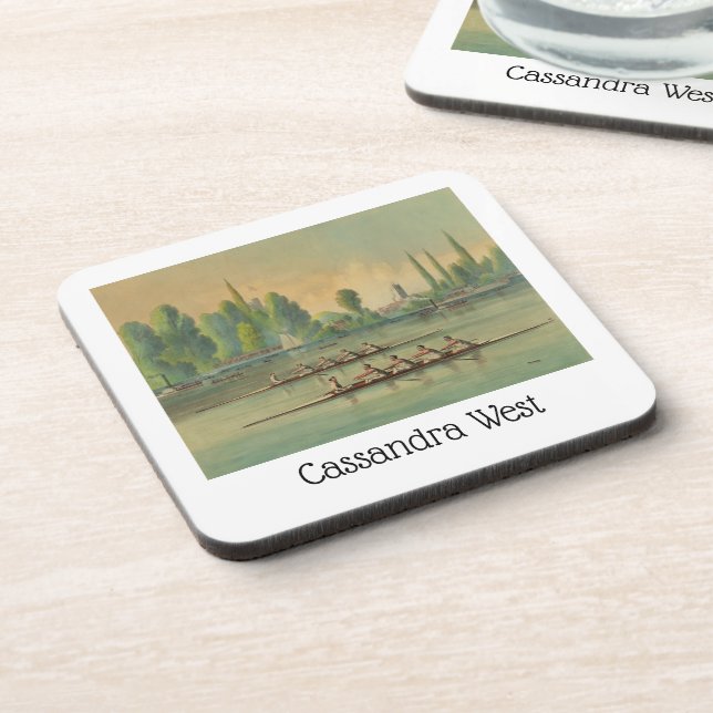 Posavasos Vintage Rowers Race Race (Lado Izquierdo)