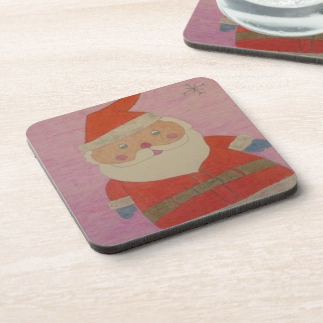 Posavasos Vintage Santa Claus (Lado Izquierdo)