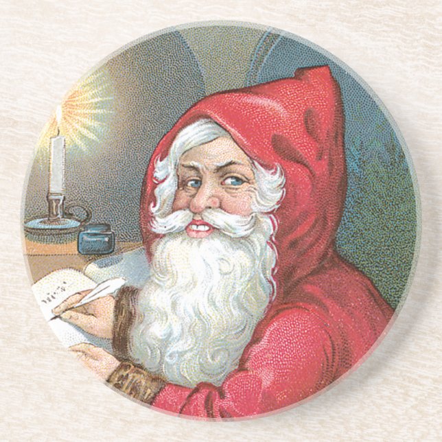 Posavasos Vintage Santa Claus Coaster (Frente)