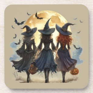 Posavasos Vintage Ten un Halloween Embrujador