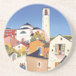 Posavasos Vintage Ticino Tessin Canton Suiza
