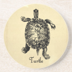 POSAVASOS VINTAGE TURTLE