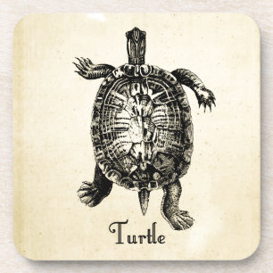 POSAVASOS VINTAGE TURTLE