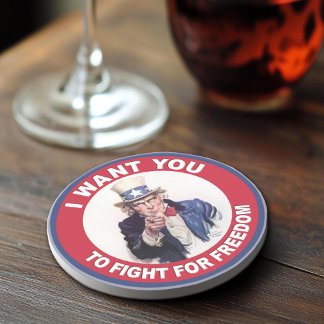 Posavasos Vintage Uncle Sam te QUIERO