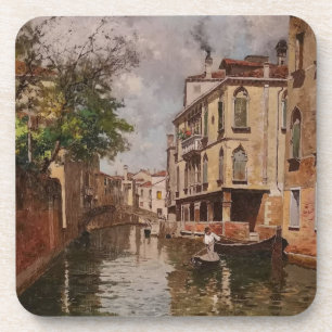 Posavasos Vintage Venice Antonio Leto Venetian Canal