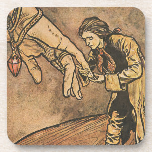 Posavasos Vintage Viajes de Gulliver de Arthur Rackham