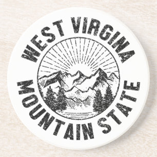 Posavasos Vintage West Virginia