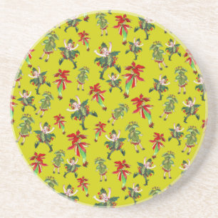 Posavasos Vintage Xmas Pixies