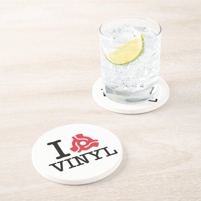 Posavasos Vinyl adaptador I 45 (Lado)