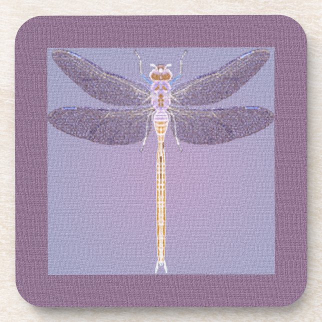 Posavasos Violet Dragonfly (Frente)