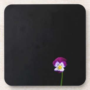 Posavasos Violet Flower Coastercn Bebida Coaster
