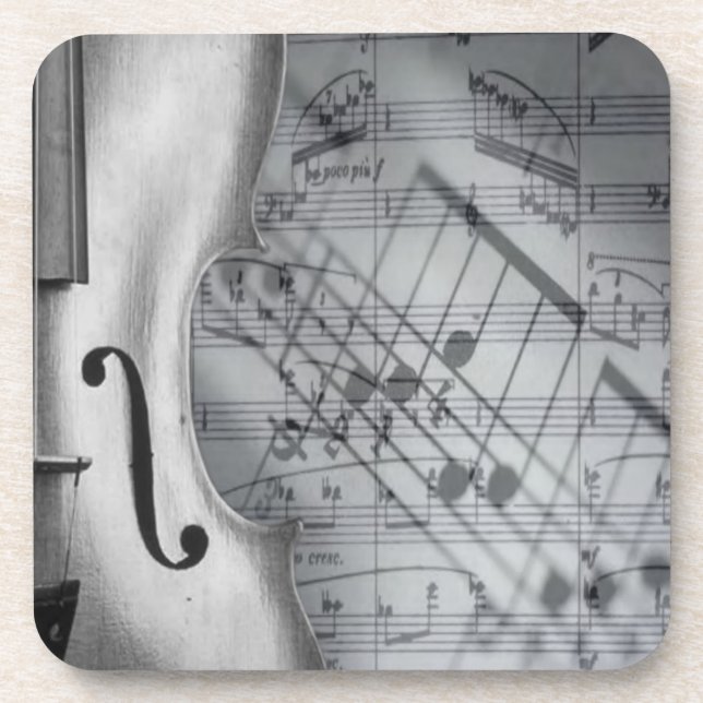 Posavasos Violin Cork Coaster (Frente)