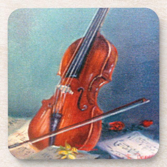 Posavasos Violín/Violín (Frente)